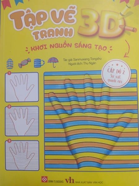 Tập vẽ tranh 3D, khơi nguồn sáng tạo
