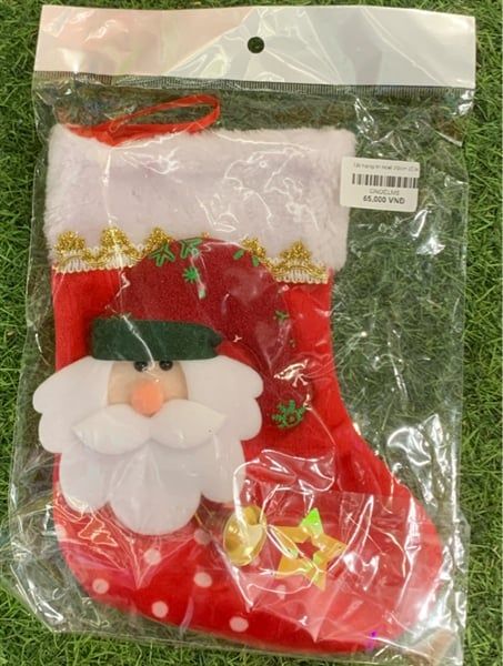 Tất trang trí noel 20cm