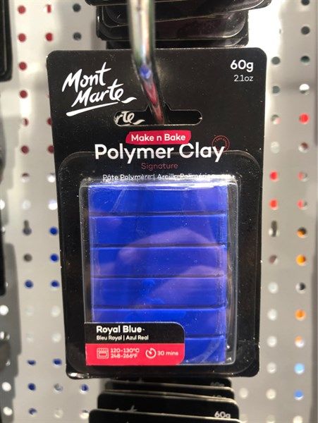 Đất Sét Polymer MM Make n Bake 60g - Royal Blue