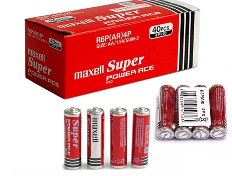 Pin Tiểu AA Maxell Super Đỏ