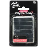  Đất Sét Polymer MM Make n Bake 60g - Black 
