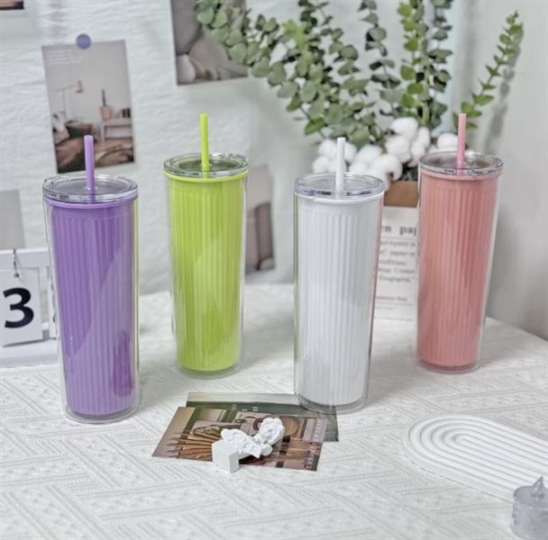 Bình nước 2 lớp hình trụ 720ML