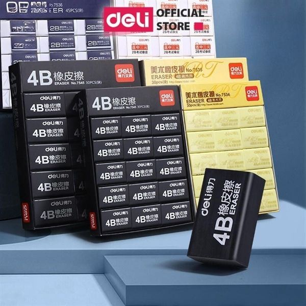 Gôm Tẩy Bút Chì Deli 4B - 7545.