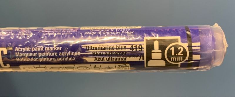 Acrylic Marker 1.2 Tip Ultr Blue