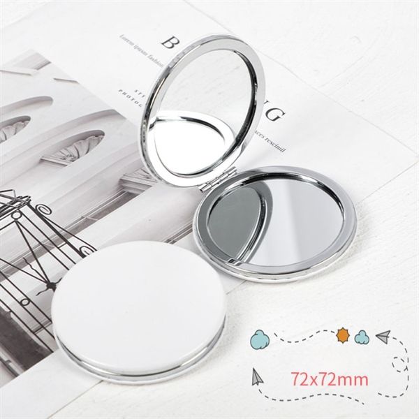 Gương trang điểm mini gập 2 mặt 002
