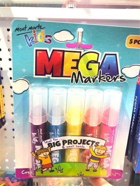 Bộ 5 Cây Bút Lông Mega Cho Bé
