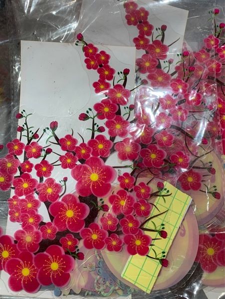 Trang trí tết bịch nhựa
