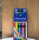  Bút chì màu 12 cây nước hộp giấy 