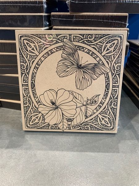 Canvas gỗ tô màu 8x8 inch