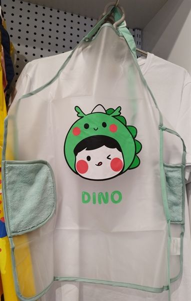 Tạp dề Dino cho bé trên 10 tuổi