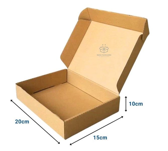 Hộp Carton Nắp Gài 20x15x10