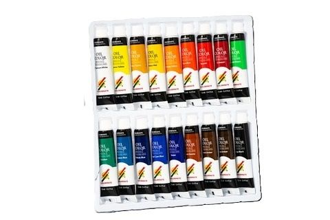 Hộp màu sơn dầu 18 tuýp (oil paint)-Colormate