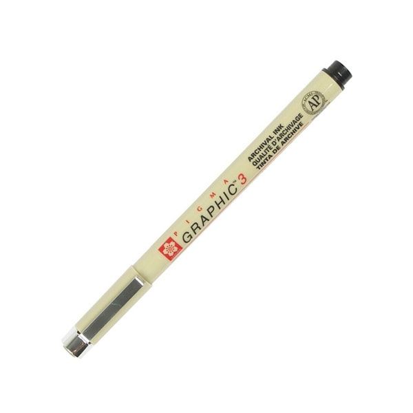 Bút đồ họa Pigma Graphic 3 Màu Đen