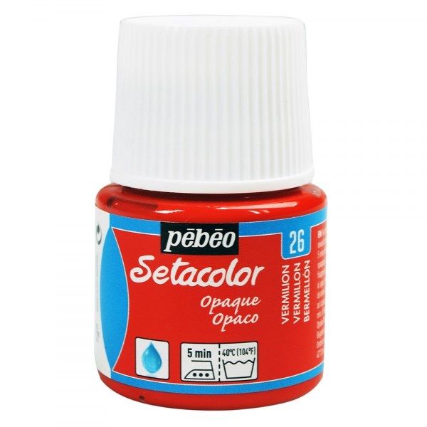 Setacolor opaque matt 45ml Vermilion