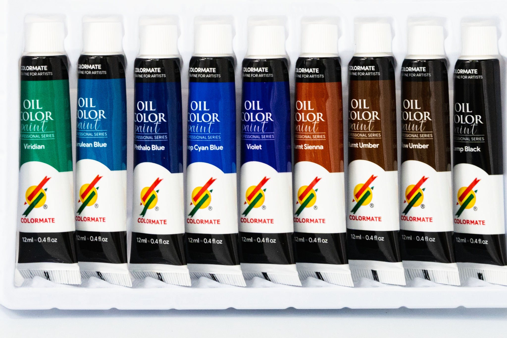 Hộp màu sơn dầu 18 tuýp (oil paint)-Colormate