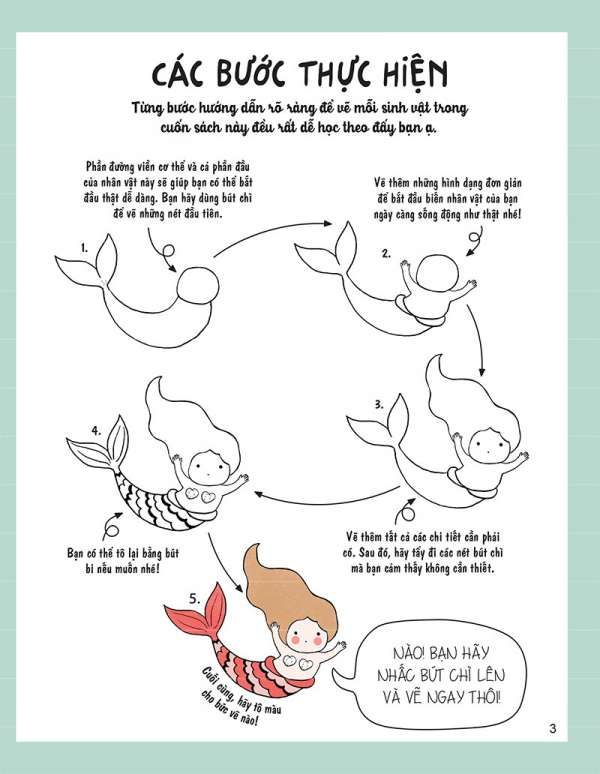 Vẽ theo phong cách Kawaii với 5 bước đơn giản- Thế giới muôn màu_ST_Micha