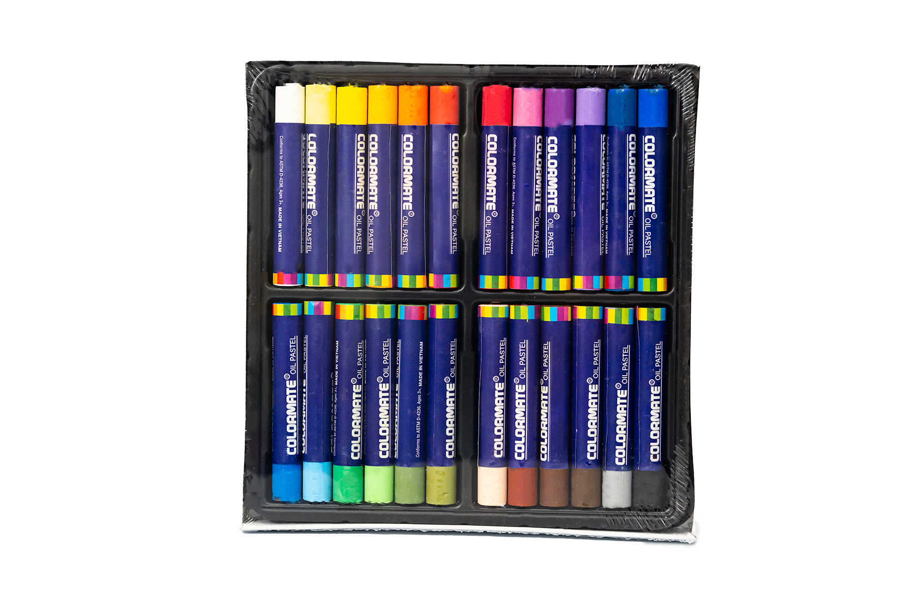 Hộp sáp màu dầu 24 cây (oil pastels)-Colormate