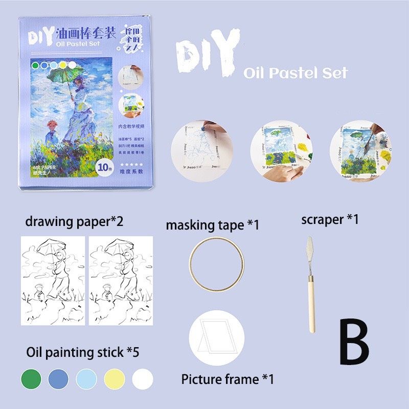 Set Tranh Sơn Dầu Nổi