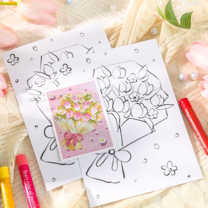 Set Tranh Sơn Dầu Nổi