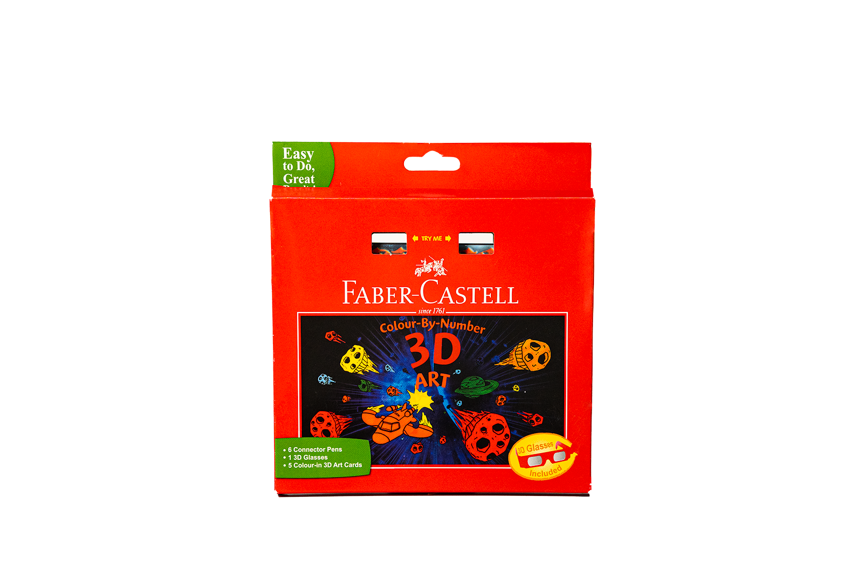 Bộ Tranh 3D Tô Màu Bằng Số + Kiếng 3D