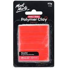 Đất Sét Polymer MM Make n Bake 60g - Scarlet