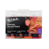  MM Pouring Acrylic 120Ml 4Pc - Coral 