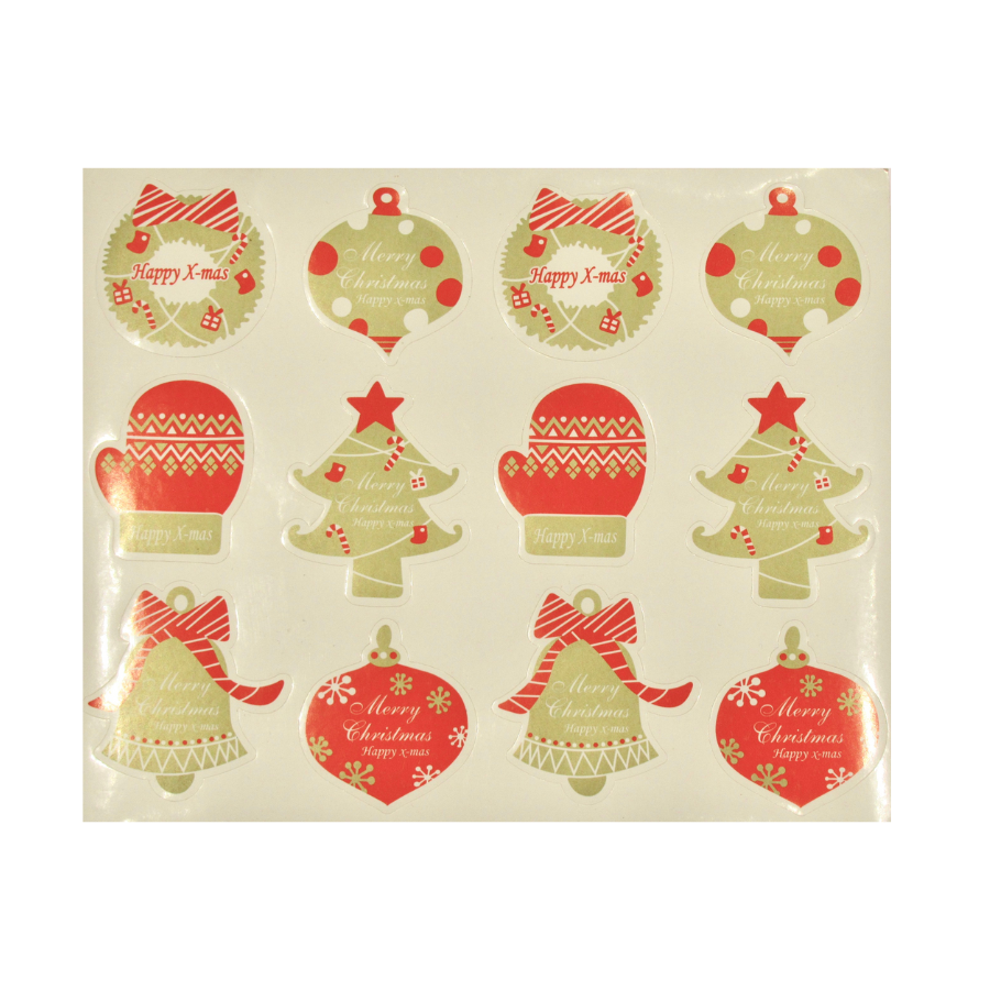 Tem seal Xmas 12 miếng