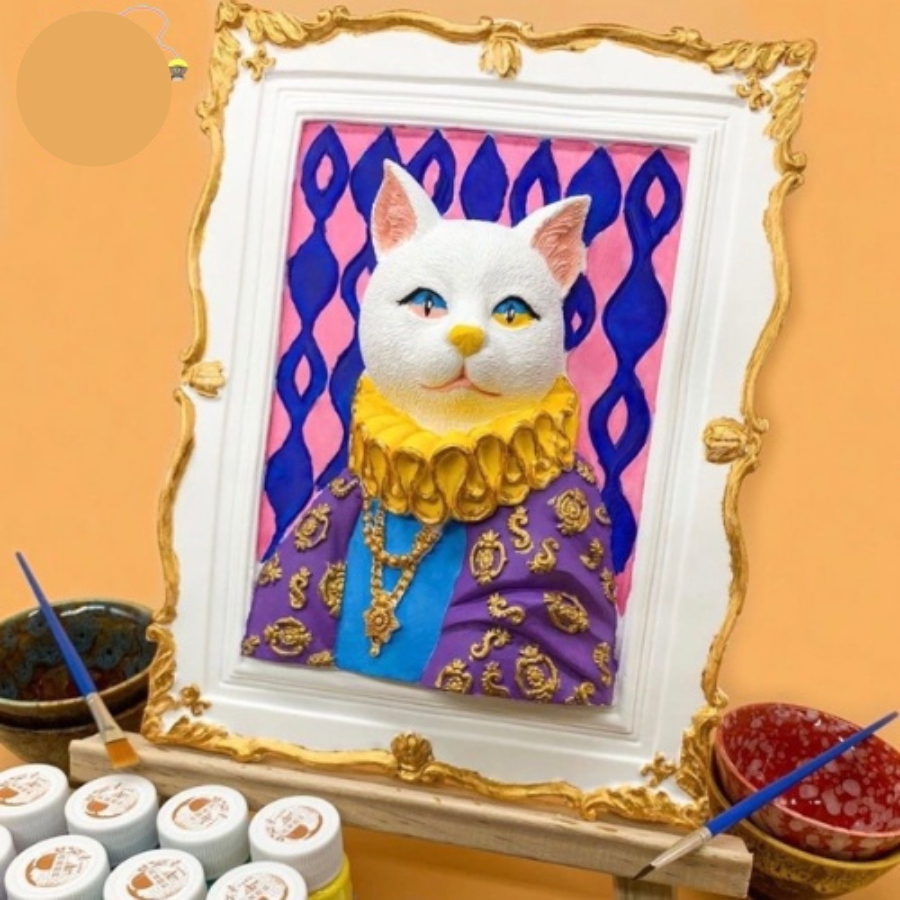 Tranh tượng thạch cao 34x34
