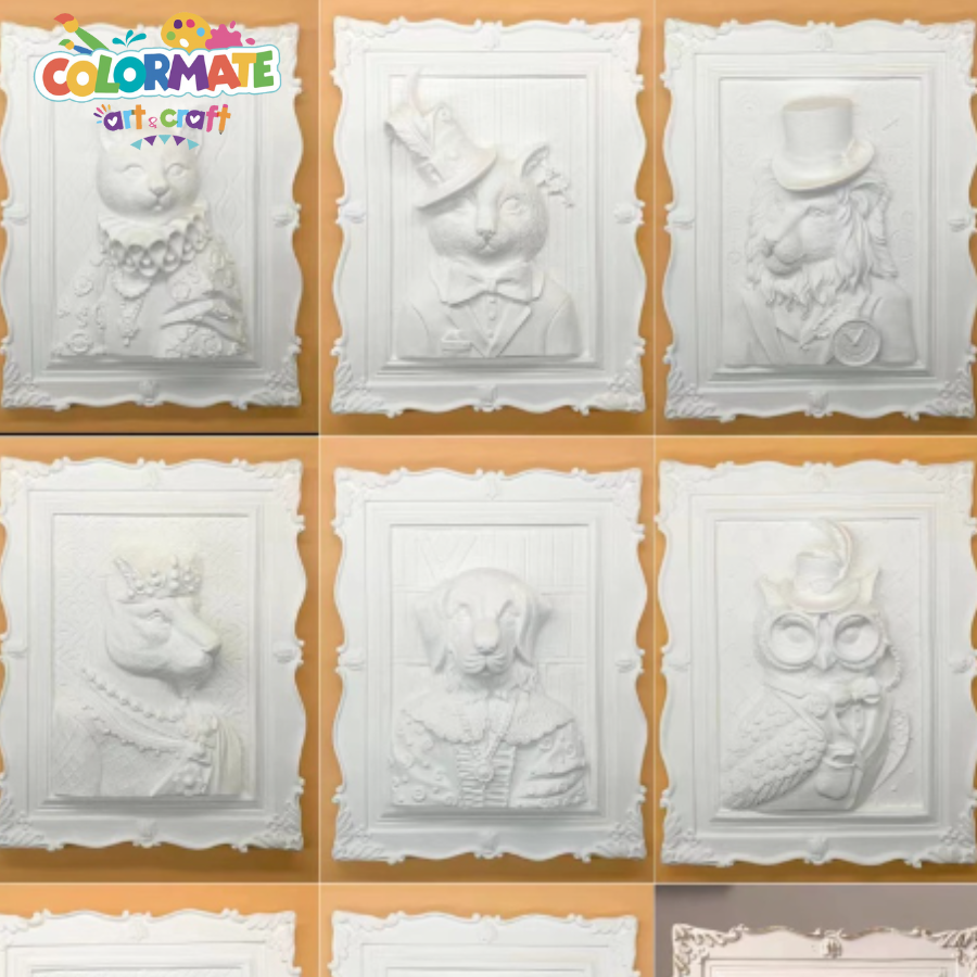 Tranh tượng thạch cao 34x34