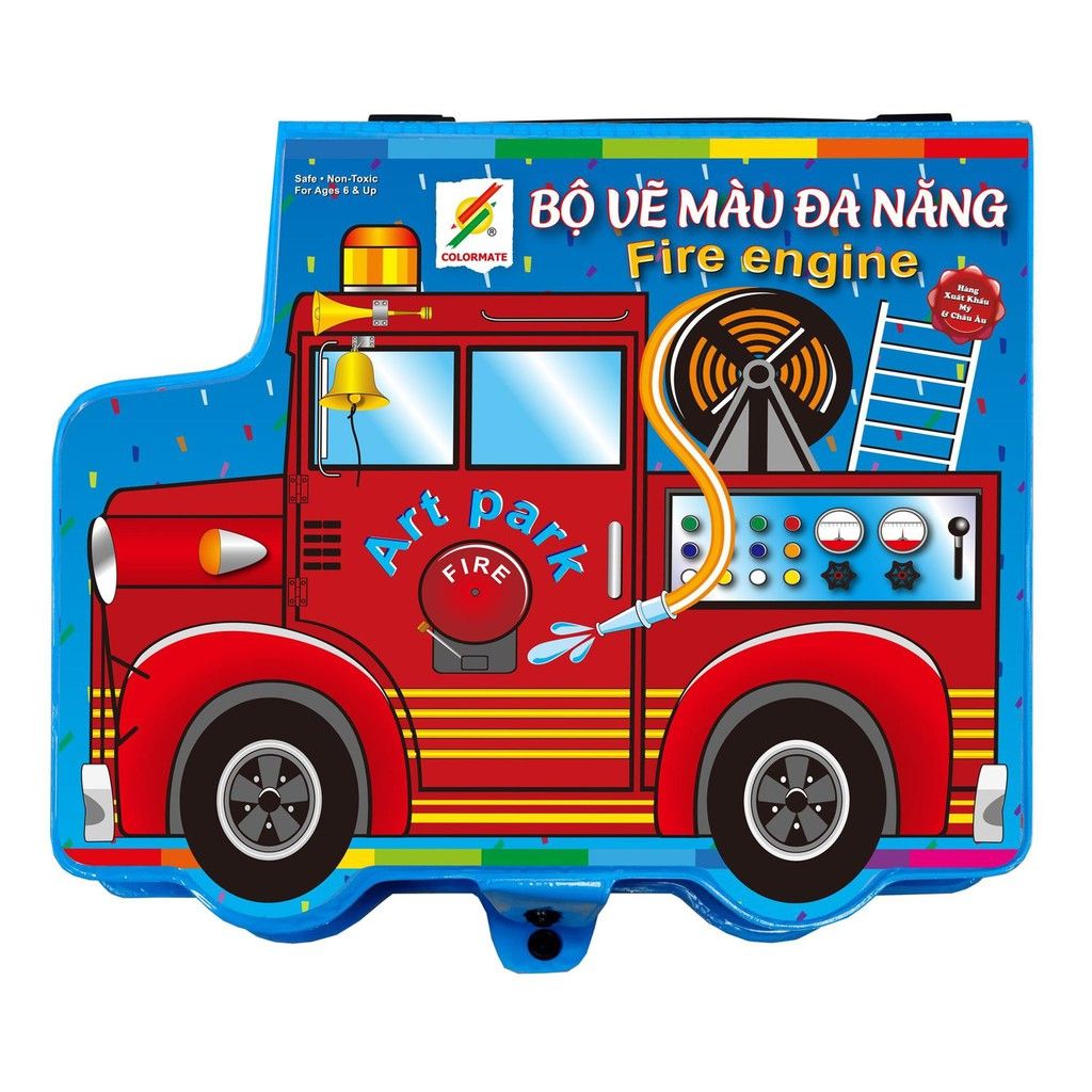 Bộ Màu Vẽ Hộp Nhựa Cao Cấp CM-84PLS
