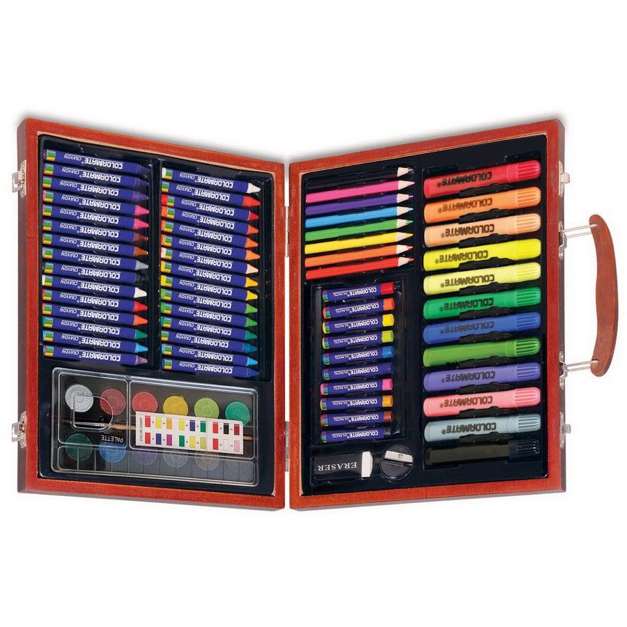 Bộ Màu Vẽ Hộp Gỗ MS-78W-Colormate