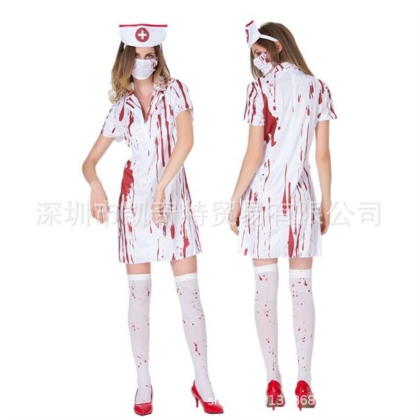 Trang phục hóa trang y tá ma người lớn size M 155-175cm