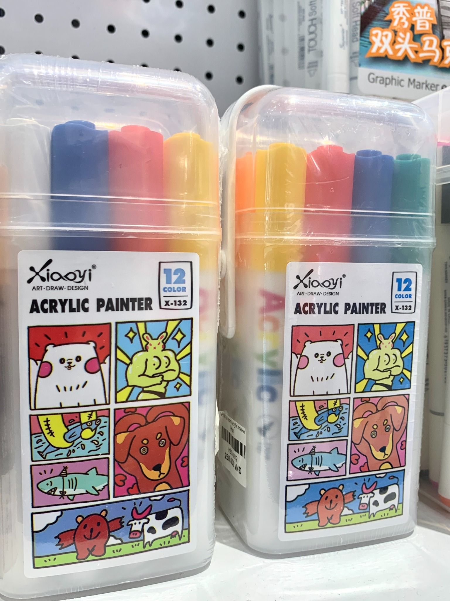 Hộp bút sơn Acrylic marker