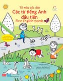  Tô màu bóc dán - Các từ tiếng Anh đầu tiên - First English Words_ST_USB 