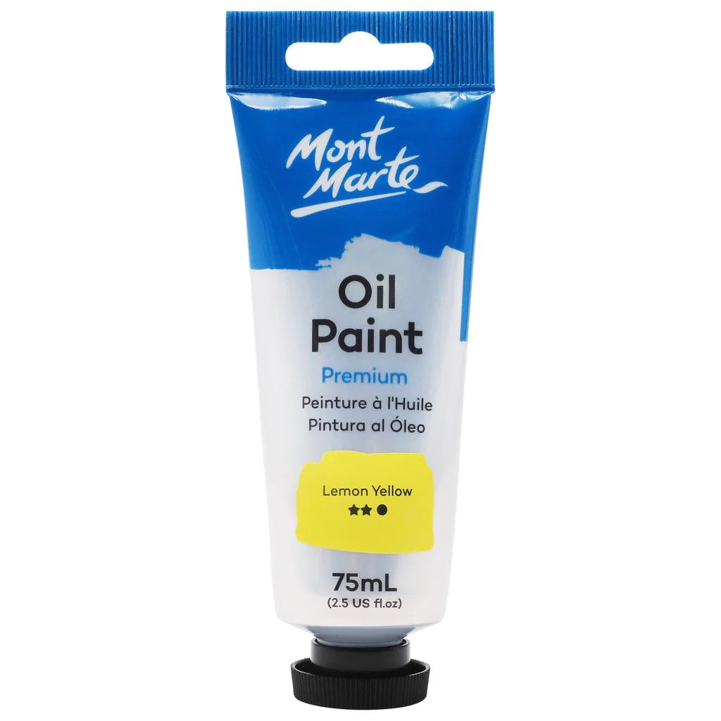 MM Oil Paint 75ml Lemon Yellow