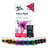  MM Fabric Paint Set 12pc x 20ml 