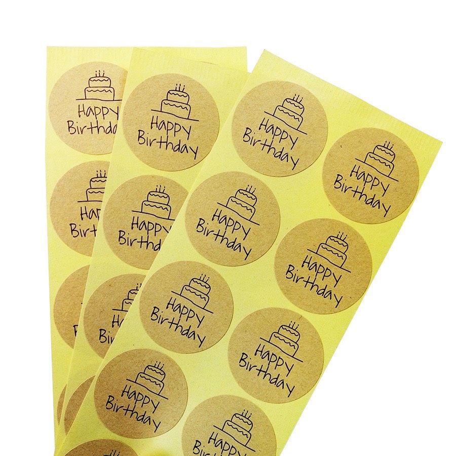Tem seal sinh nhật 100 miếng