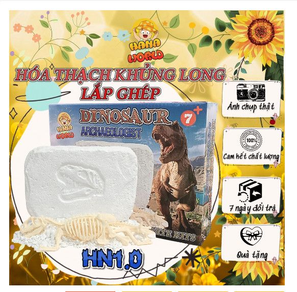 Khủng long lắp ghép 2 ( có hộp)