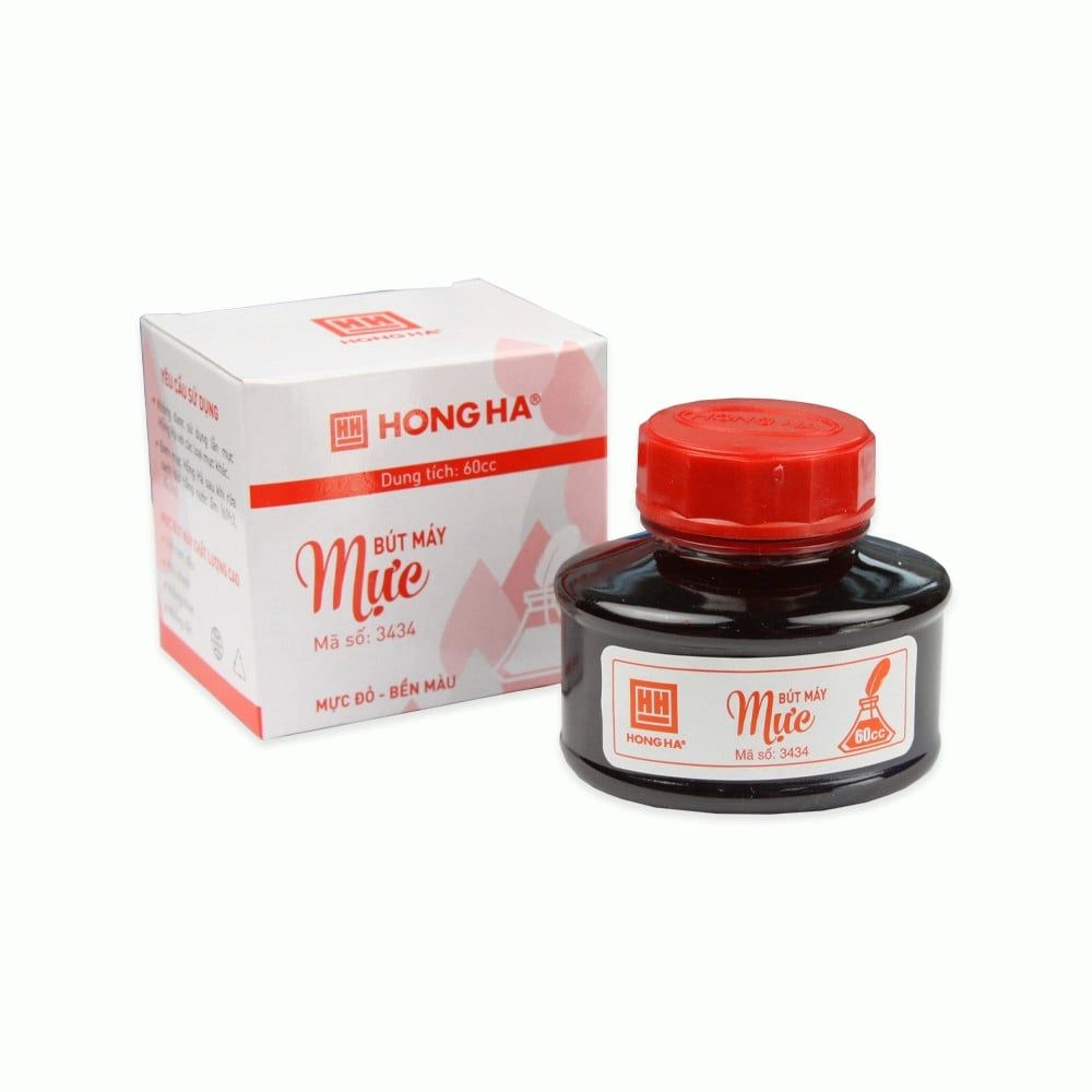 Mực lọ Đỏ Hồng Hà 60 cc