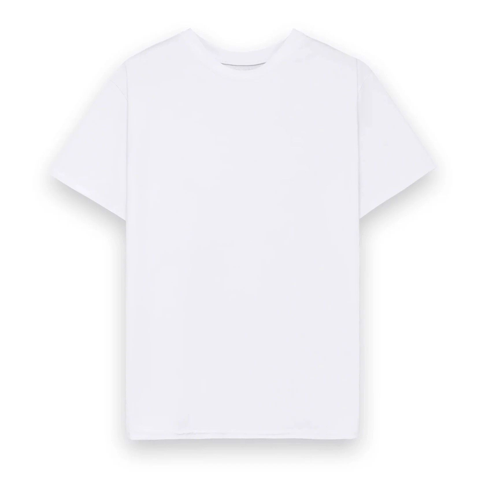 Áo thun trắng không in size L