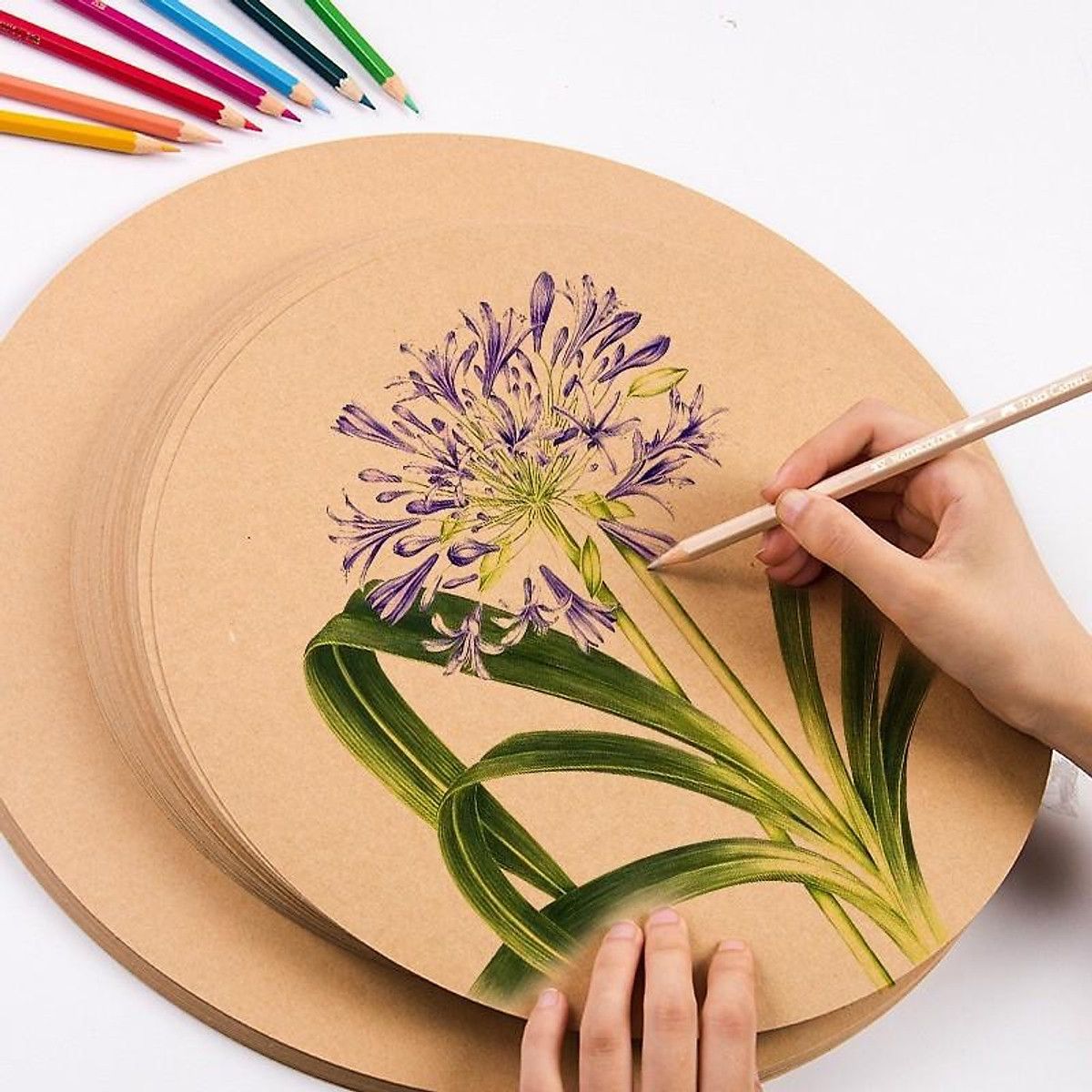 Giấy Kraft Tròn 37Cm