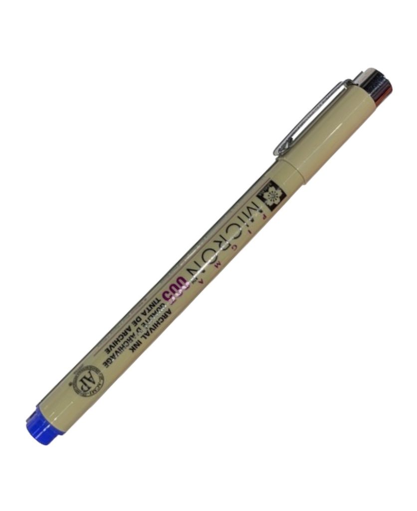 Bút kim vẽ kỹ thuật Pigma Micron 005 Màu Xanh Dương