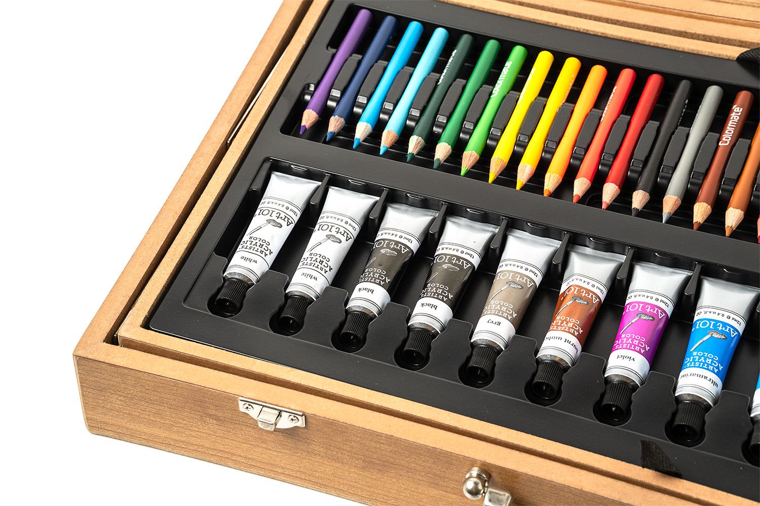 Bộ Màu Vẽ Hộp Gỗ MS-215W-Colormate
