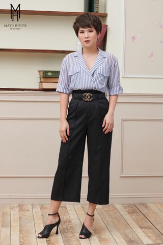 Quần culottes đai eo