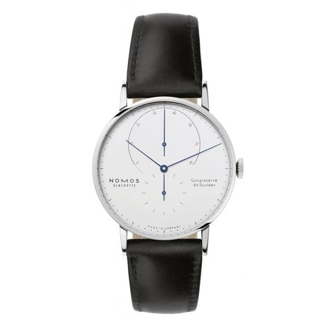 Đồng hồ Nomos Lambda vàng trắng 18K 933