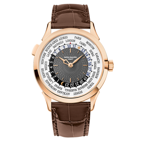 Đồng hồ Patek Philippe Complications Worldtimer Vàng hồng 18K 5230R-001