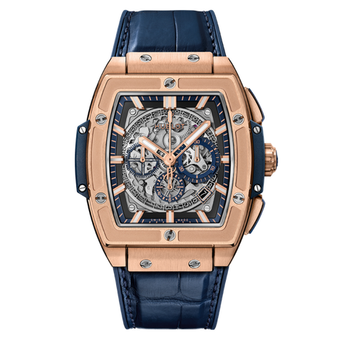 Đồng hồ Hublot Spirit Of Big Bang King Gold Blue 45 601.OX.7180.LR