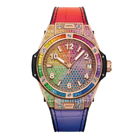 Hublot Big Bang One Click Rainbow Steel 39 465.OX.9900.LR.0999