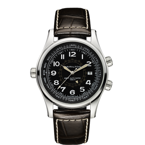 Đồng hồ Hamilton Automatic Khaki Navy UTC Huyền Bí  H77505535