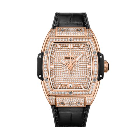 Hublot Spirit Of Big Bang Gold Diamond Full Pave 665.OX.9010.LR.1604